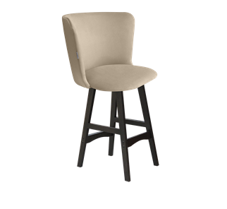 Полубарный стул SHT-ST36 / SHT-S65-1 (ванильный крем/венге) в Тюмени