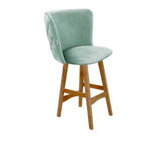 Полубарный стул SHT-ST36-3 / SHT-S65-1 (нежная мята/светлый орех) в Тюмени