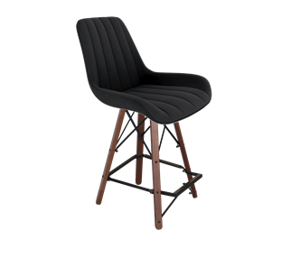 Полубарный стул SHT-ST37 / SHT-S80-1 (ночное затмение/темный орех/черный) в Тюмени - предосмотр