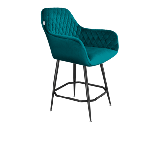 Полубарный стул SHT-ST38 / SHT-S148-1 (альпийский бирюзовый/черный муар) в Заводоуковске