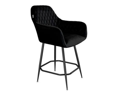 Полубарный стул SHT-ST38 / SHT-S148-1 (ночное затмение/черный муар) в Заводоуковске - изображение