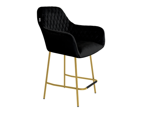 Полубарный стул SHT-ST38 / SHT-S29P-1 (ночное затмение/золото) в Заводоуковске - изображение