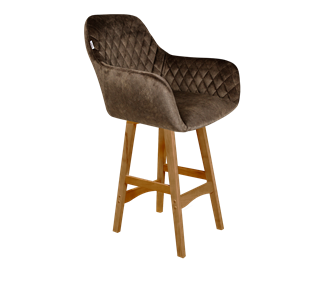 Полубарный стул SHT-ST38 / SHT-S65-1 (кофейный трюфель/светлый орех) в Тюмени