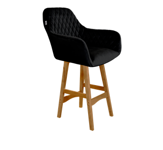 Полубарный стул SHT-ST38 / SHT-S65-1 (ночное затмение/светлый орех) в Тюмени - предосмотр