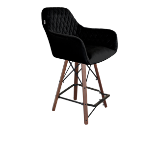 Полубарный стул SHT-ST38 / SHT-S80-1 (ночное затмение/темный орех/черный) в Тюмени - предосмотр