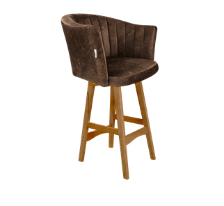 Полубарный стул SHT-ST42-1 / SHT-S65-1 (кофейный трюфель/светлый орех) в Тюмени