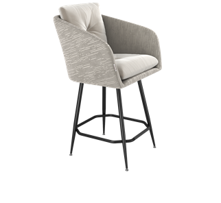 Полубарный стул SHT-ST43-2 / SHT-S148-1 (морозное утро/черный муар) в Тюмени