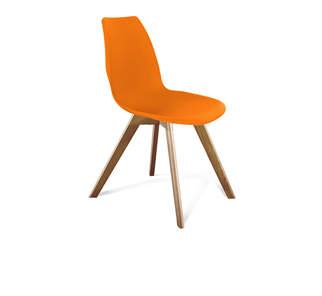 Кухонный стул SHT-ST29/S39 (оранжевый ral2003/светлый орех) в Тюмени - предосмотр