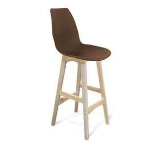 Кухонный стул SHT-ST29/S65 (коричневый ral 8014/прозрачный лак) в Тюмени
