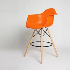 Барный стул DSL 330 Wood bar (оранжевый) в Заводоуковске - предосмотр