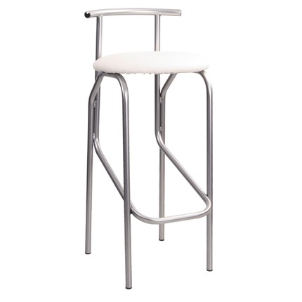 Кухонный барный стул Jola silver, кожзам V 450720-01/V в Заводоуковске - изображение