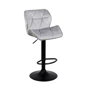 Барный стул Кристалл  WX-2583 белюр серый в Заводоуковске - предосмотр 1