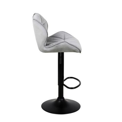 Барный стул Кристалл  WX-2583 белюр серый в Тюмени - изображение 3