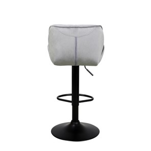 Барный стул Кристалл  WX-2583 белюр серый в Тюмени - предосмотр 6