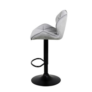 Барный стул Кристалл  WX-2583 белюр серый в Тюмени - предосмотр 8