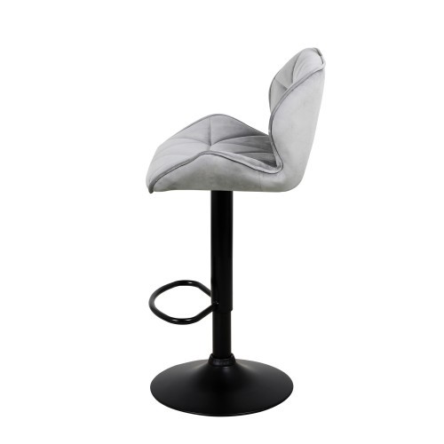 Барный стул Кристалл  WX-2583 белюр серый в Тюмени - изображение 8