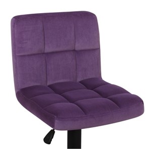 Барный стул Курт с мягкой спинкой WX-2320 велюр фиолетовый в Тюмени - предосмотр 8