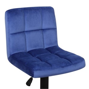 Барный стул Курт с мягкой спинкой WX-2320 велюр синий в Тюмени - предосмотр 8