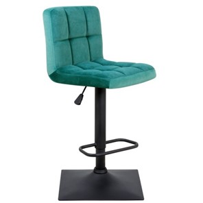 Барный стул Курт с мягкой спинкой WX-2320 велюр зеленый в Тюмени