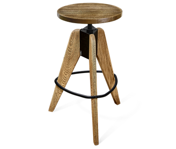Барный стул SHT-ST29-C1/S92 (оливковый/брашированный коричневый/черный муар) в Тюмени - предосмотр 4
