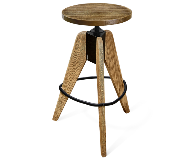 Барный стул SHT-ST29-C1/S92 (оливковый/брашированный коричневый/черный муар) в Тюмени - изображение 4