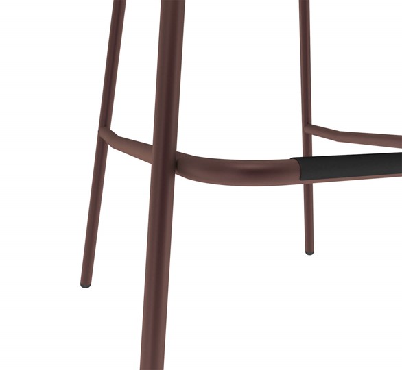 Барный стул SHT-ST29-C20/S29 (серый туман/медный металлик) в Тюмени - изображение 6