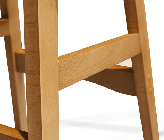 Барный стул SHT-ST29/S65 (белый/дуб брашированный коричневый) в Тюмени - изображение 5