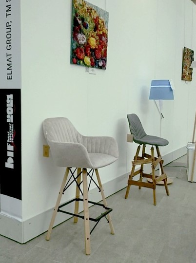 Барный стул SHT-ST29/S80 (оранжевый ral2003/темный орех/черный) в Заводоуковске - изображение 20