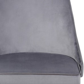 Дизайнерский стул Лорд СРП-071 Эмаль черная Веллюто серый в Заводоуковске - предосмотр 1