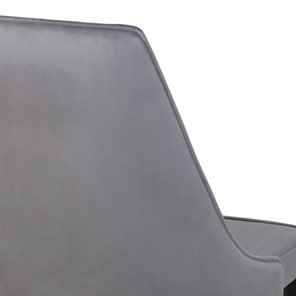 Дизайнерский стул Лорд СРП-071 Эмаль белая Веллюто серый в Тюмени - предосмотр 2