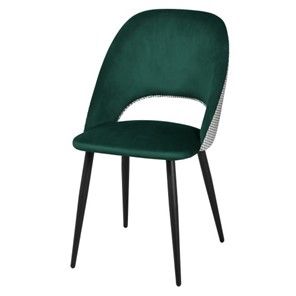 Мягкий стул Сиэтл СРП-044 эмаль комбо: Велютто+Джейми/зеленый/черный в Тюмени - предосмотр