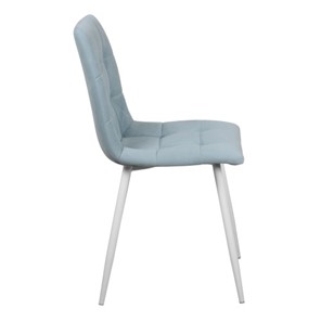 Мягкий стул Чили СРП-052 Эмаль белый голубой в Заводоуковске - предосмотр 1