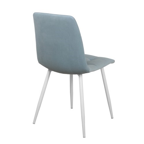 Мягкий стул Чили СРП-052 Эмаль белый голубой в Заводоуковске - изображение 2