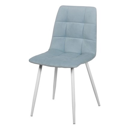 Мягкий стул Чили СРП-052 Эмаль белый голубой в Заводоуковске - изображение