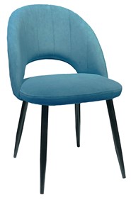 Обеденный стул 217 V16 голубой/черный в Тюмени - предосмотр