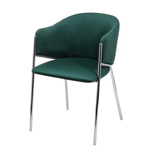 Обеденный стул Муза СРП-068  Люкс Веллюто темно-зеленый в Тюмени - предосмотр