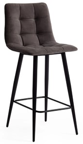 Полубарный кухонный стул CHILLY (mod. 7095пб) 55х44х94 темно-серый barkhat 14/черный арт.19657 в Тюмени