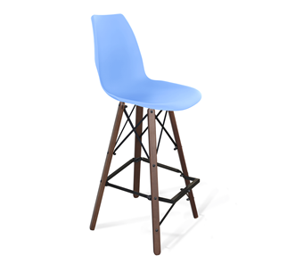 Барный стул SHT-ST29/S80 (голубой pan 278/темный орех/черный) в Заводоуковске - предосмотр