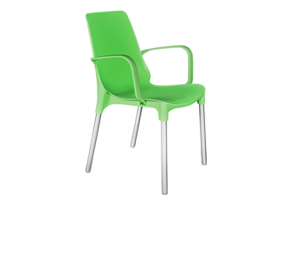 Обеденный стул SHT-ST76/S424 (зеленый/хром лак) в Тюмени