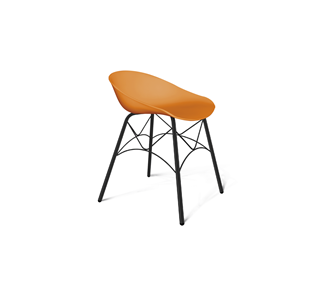Обеденный стул SHT-ST19/S107 (оранжевый/черный муар) в Тюмени - предосмотр
