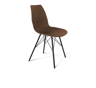 Обеденный стул SHT-ST29/S37 (коричневый ral 8014/черный муар) в Тюмени