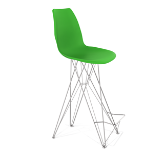 Кухонный стул SHT-ST29/S66 (зеленый ral 6018/хром лак) в Тюмени