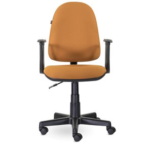 Офисное кресло Brabix Prestige Start MG-312 (эргономичная спинка, ткань, оранжевое) в Тюмени
