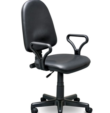 Кресло компьютерное Prestige GTPRN, кож/зам V4 в Заводоуковске - изображение