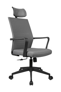 Офисное кресло Riva Chair А818 (Серый) в Тюмени
