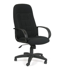 Кресло компьютерное CHAIRMAN 727 ткань ст., цвет черный в Тюмени
