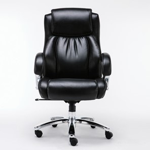 Кресло Brabix Premium Status HD-003 (рециклированная кожа, хром, черное) 531821 в Ишиме
