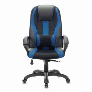 Компьютерное кресло Brabix Premium Rapid GM-102 (экокожа/ткань, черное/синее) 532106 в Тюмени