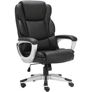 Офисное кресло Brabix Premium Rest EX-555 (пружинный блок, экокожа, черное) 531938 в Тюмени