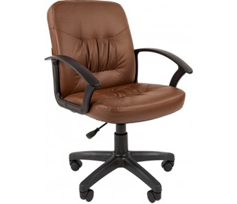 Кресло офисное CHAIRMAN 651 ЭКО коричневое в Ишиме